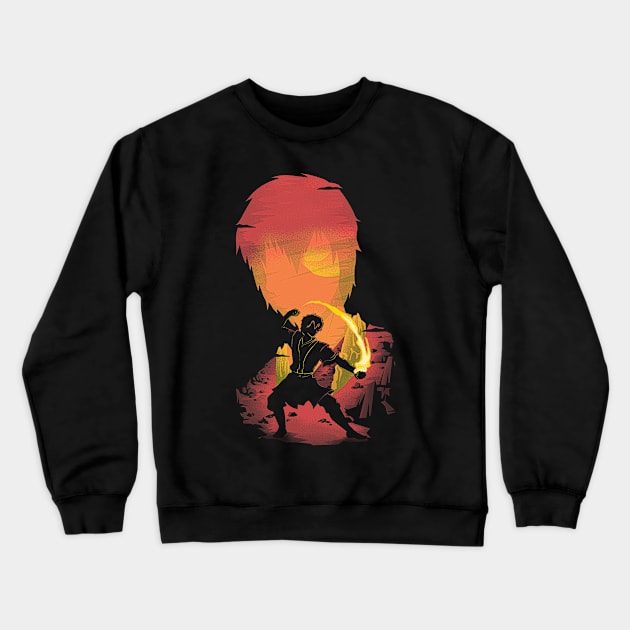 Prince of Fire Crewneck Sweatshirt by Donnie